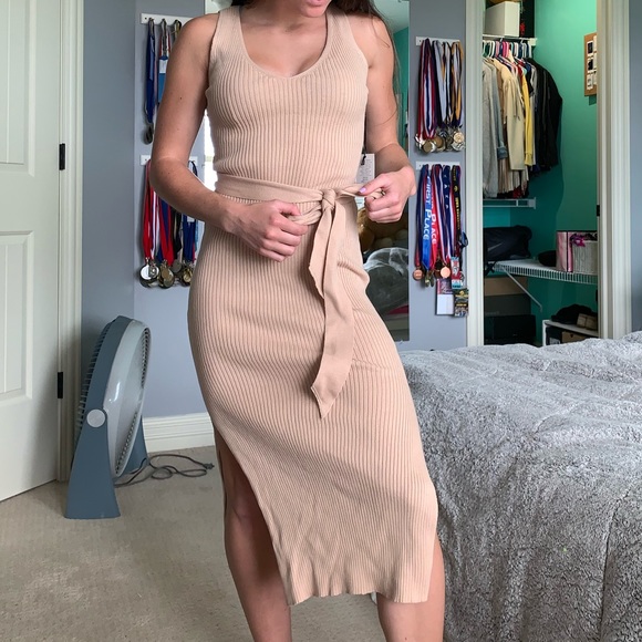 Midi Tie Dress - Picture 2 of 5